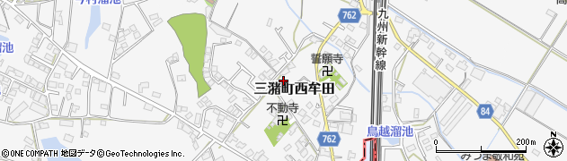 福岡県久留米市三潴町西牟田6332周辺の地図