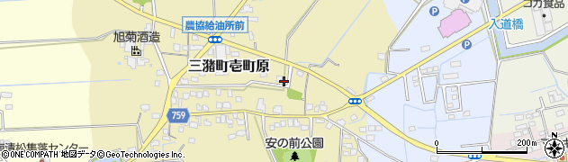 福岡県久留米市三潴町壱町原139周辺の地図