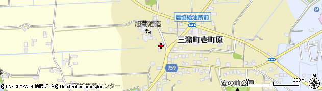 福岡県久留米市三潴町壱町原121周辺の地図