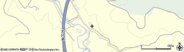 大分県玖珠郡九重町右田3638周辺の地図
