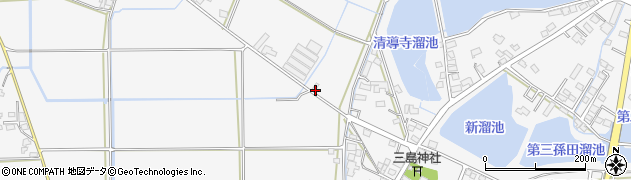 福岡県久留米市三潴町西牟田141周辺の地図