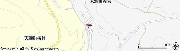 大分県日田市天瀬町赤岩490周辺の地図