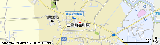 福岡県久留米市三潴町壱町原134周辺の地図