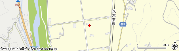 大分県玖珠郡九重町右田2839周辺の地図