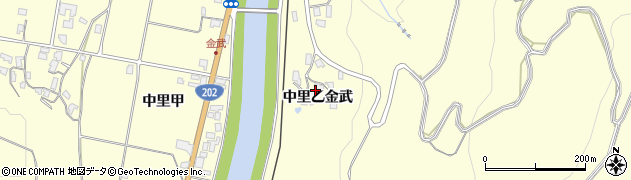 佐賀県伊万里市二里町（中里乙金武）周辺の地図