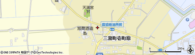 福岡県久留米市三潴町壱町原116周辺の地図