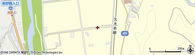 大分県玖珠郡九重町右田2867周辺の地図