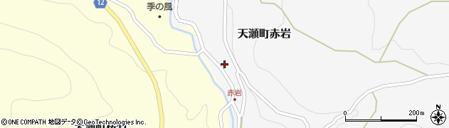 大分県日田市天瀬町赤岩458周辺の地図