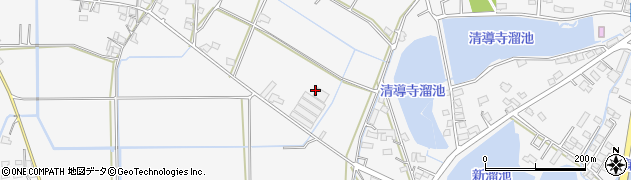 福岡県久留米市三潴町西牟田162周辺の地図