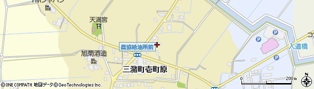 福岡県久留米市三潴町壱町原144周辺の地図