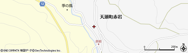 大分県日田市天瀬町赤岩444周辺の地図