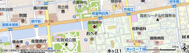 宗龍禅寺周辺の地図