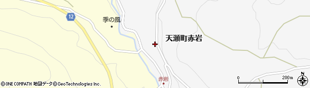 大分県日田市天瀬町赤岩430周辺の地図