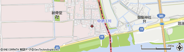 福岡県久留米市城島町浮島511周辺の地図