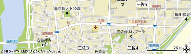 株式会社コスモス薬品　ディスカウントドラッグコスモス三佐店周辺の地図