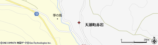 大分県日田市天瀬町赤岩429周辺の地図