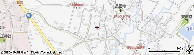 福岡県八女郡広川町長延1106周辺の地図