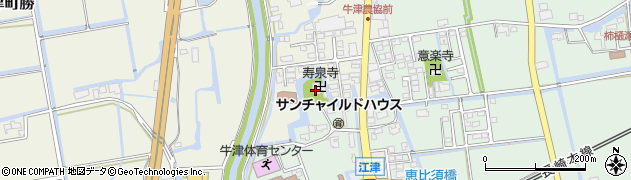寿泉寺周辺の地図