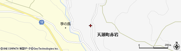 大分県日田市天瀬町赤岩406周辺の地図