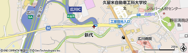 広川インター入口周辺の地図