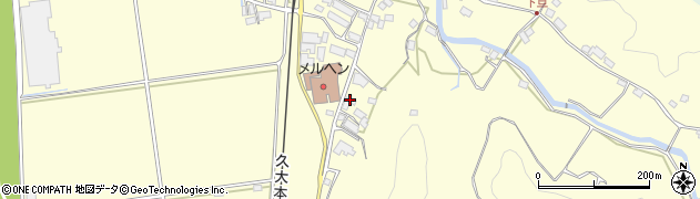 大分県玖珠郡九重町右田3156周辺の地図