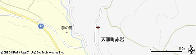 大分県日田市天瀬町赤岩396周辺の地図