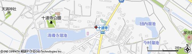福岡県久留米市三潴町西牟田6553周辺の地図