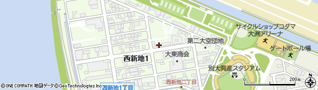 株式会社シスケン（ＳＹＳＫＥＮ）　大分支店営業部周辺の地図
