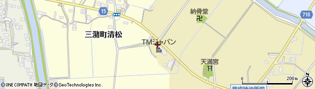 福岡県久留米市三潴町壱町原37周辺の地図