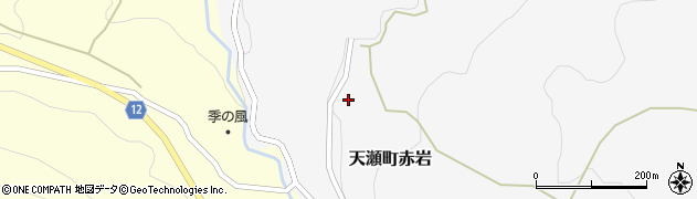 大分県日田市天瀬町赤岩394周辺の地図