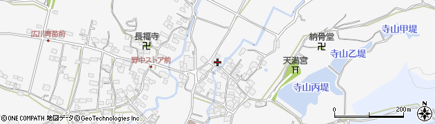 福岡県八女郡広川町長延65周辺の地図
