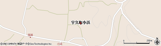 長崎県佐世保市宇久町小浜周辺の地図