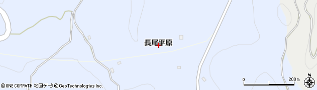 佐賀県多久市南多久町長尾平原周辺の地図