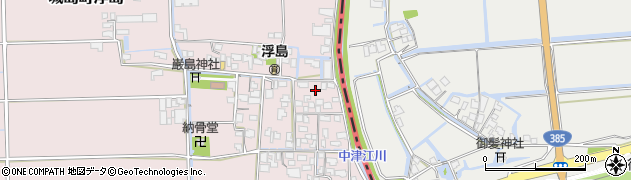 福岡県久留米市城島町浮島461周辺の地図
