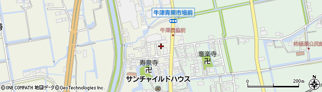 佐賀県小城市牛津町勝1344周辺の地図