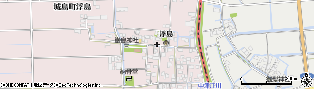 福岡県久留米市城島町浮島365周辺の地図