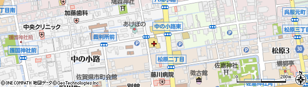 ミキハウス佐賀玉屋店周辺の地図