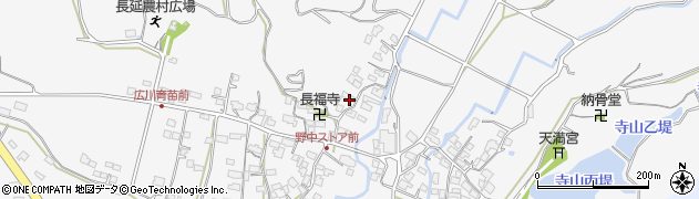 福岡県八女郡広川町長延880周辺の地図