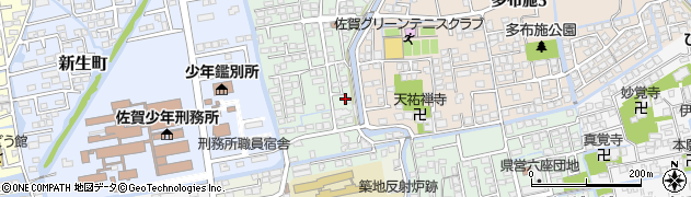 佐賀県佐賀市中折町2周辺の地図