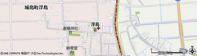 福岡県久留米市城島町浮島356周辺の地図