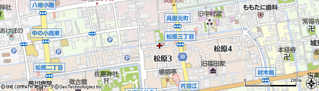 内田クリーニング店周辺の地図
