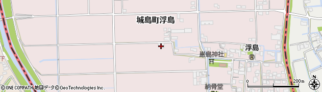 福岡県久留米市城島町浮島204周辺の地図
