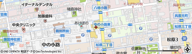 株式会社佐賀玉屋　本館ＭＡＲＧＡＲＥＴＨＯＷＥＬＬ周辺の地図