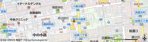 株式会社佐賀玉屋　本館ヒロコ・ビス周辺の地図