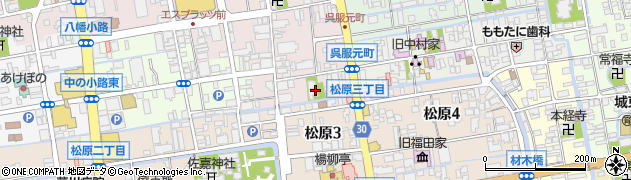 佐賀県佐賀市呉服元町8周辺の地図
