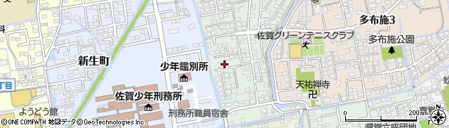 佐賀県佐賀市中折町4周辺の地図