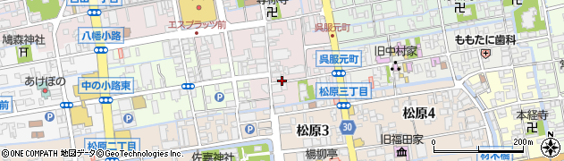 佐賀県佐賀市呉服元町7-40周辺の地図