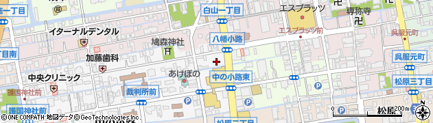 松尾建設株式会社　トラベルピーノ周辺の地図