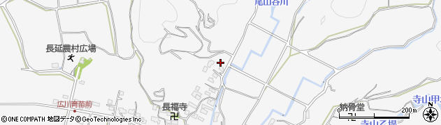 福岡県広川町（八女郡）長延周辺の地図