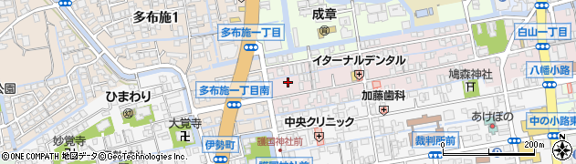 梅崎駐車場周辺の地図
